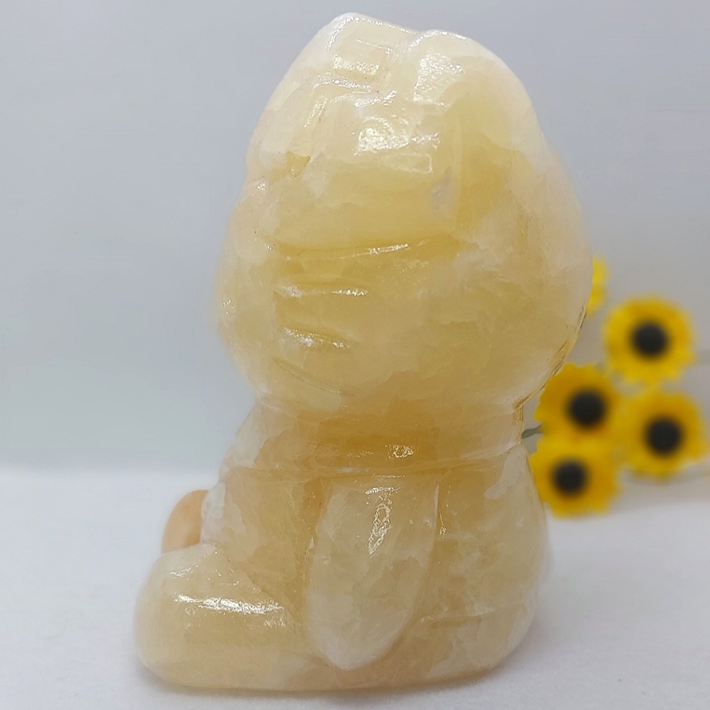 ♡Hello Kitty Honey Calcite 💛 Carving - Picture 5 of 7